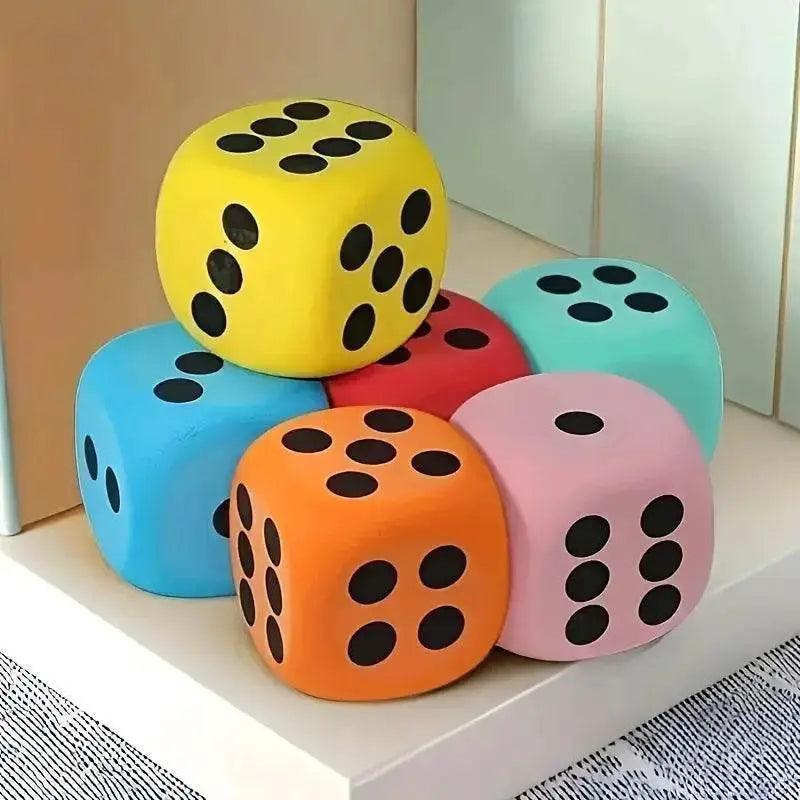  Vibrant Foam Dice Set for Fun Games and Learning -  ToylandEU™