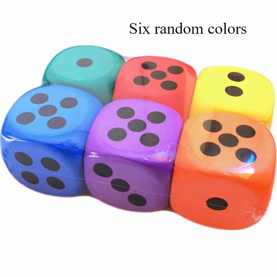 Vibrant Foam Dice Set with Random Colors for Fun Party Games and Educational Activities - ToylandEU