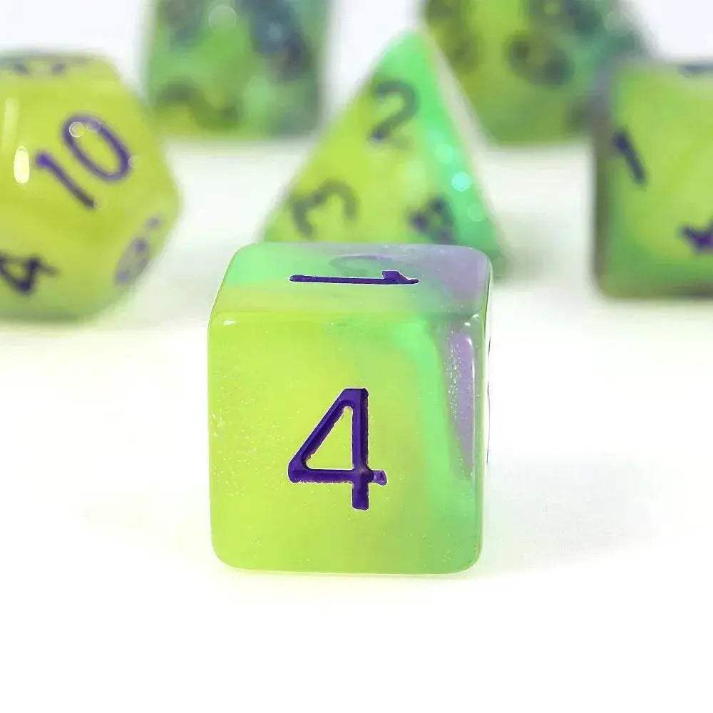 Vibrant Glow in the Dark Dice Set with 7 Colorful Options for Board Game Enthusiasts - ToylandEU