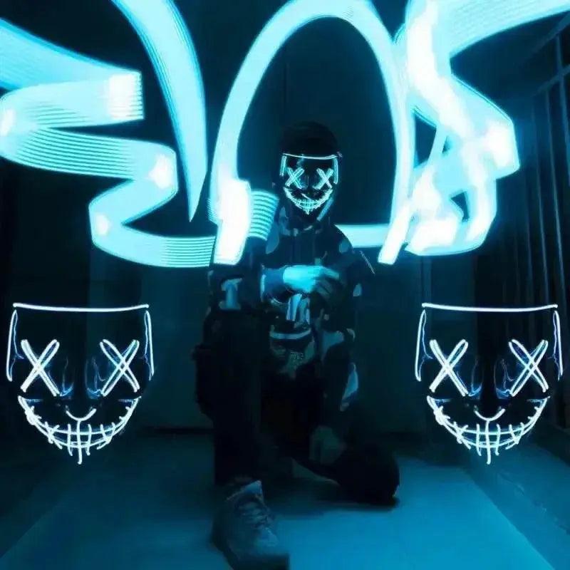  Vibrant Halloween Mask 3 Modes LED Mask Toyland EU -  ToylandEU™