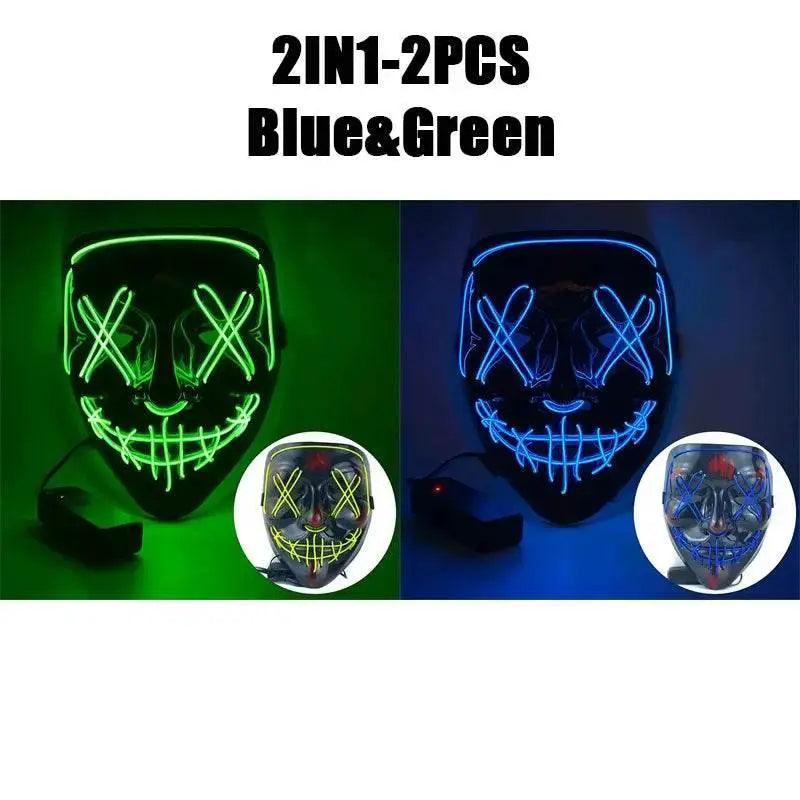  Vibrant Halloween Mask 3 Modes LED Mask Toyland EU -  ToylandEU™