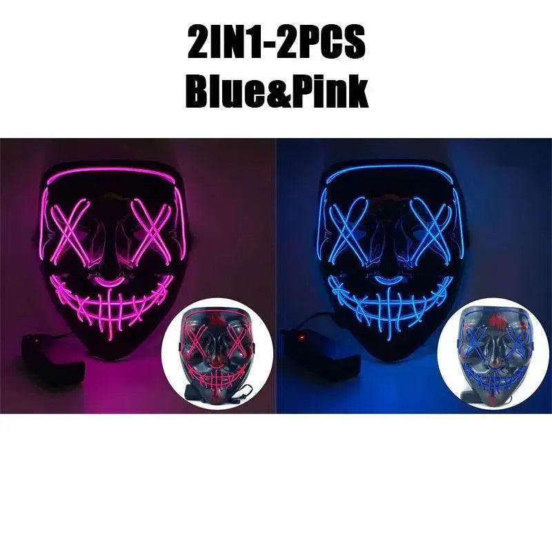  Vibrant Halloween Mask 3 Modes LED Mask Toyland EU -  ToylandEU™