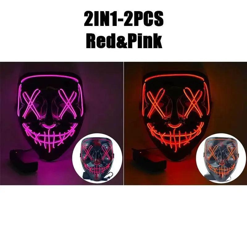  Vibrant Halloween Mask 3 Modes LED Mask Toyland EU -  ToylandEU™