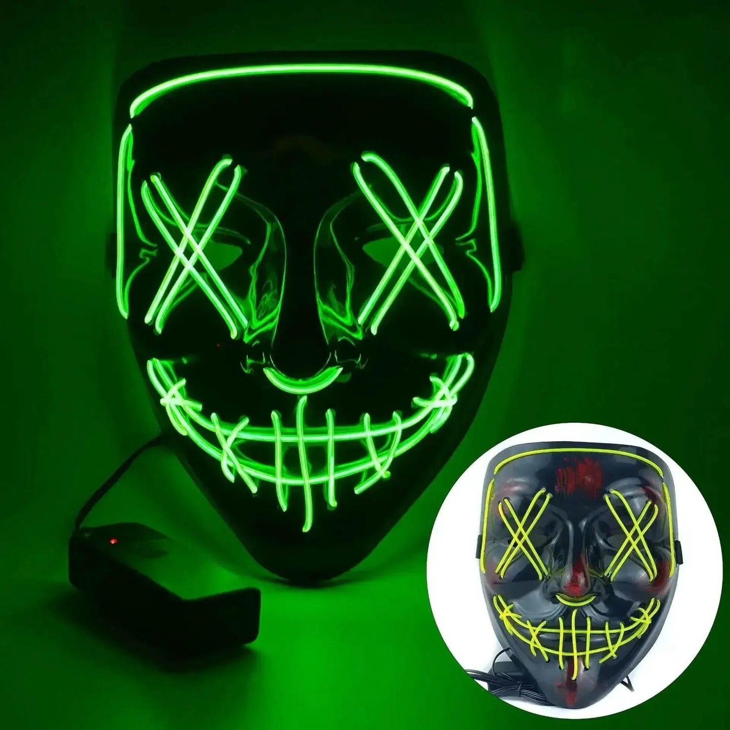  Vibrant Halloween Mask 3 Modes LED Mask Toyland EU -  ToylandEU™