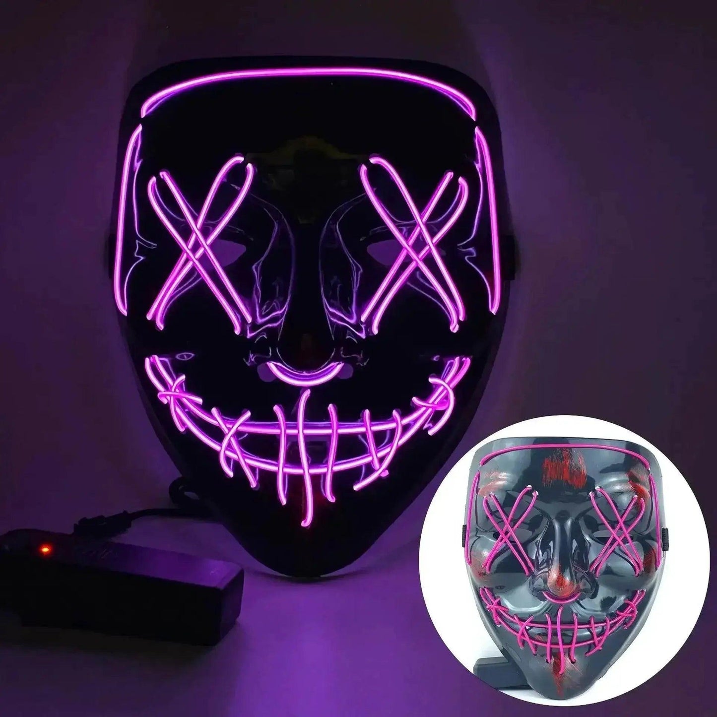  Vibrant Halloween Mask 3 Modes LED Mask Toyland EU -  ToylandEU™