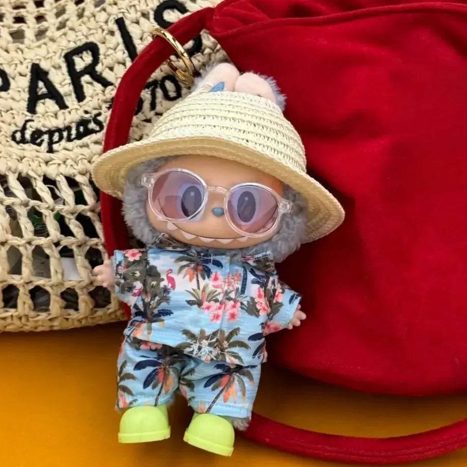 Vibrant Hawaii Summer Beach Clothes for Labubu Dolls Featuring Stylish Outfits for All Ages - ToylandEU