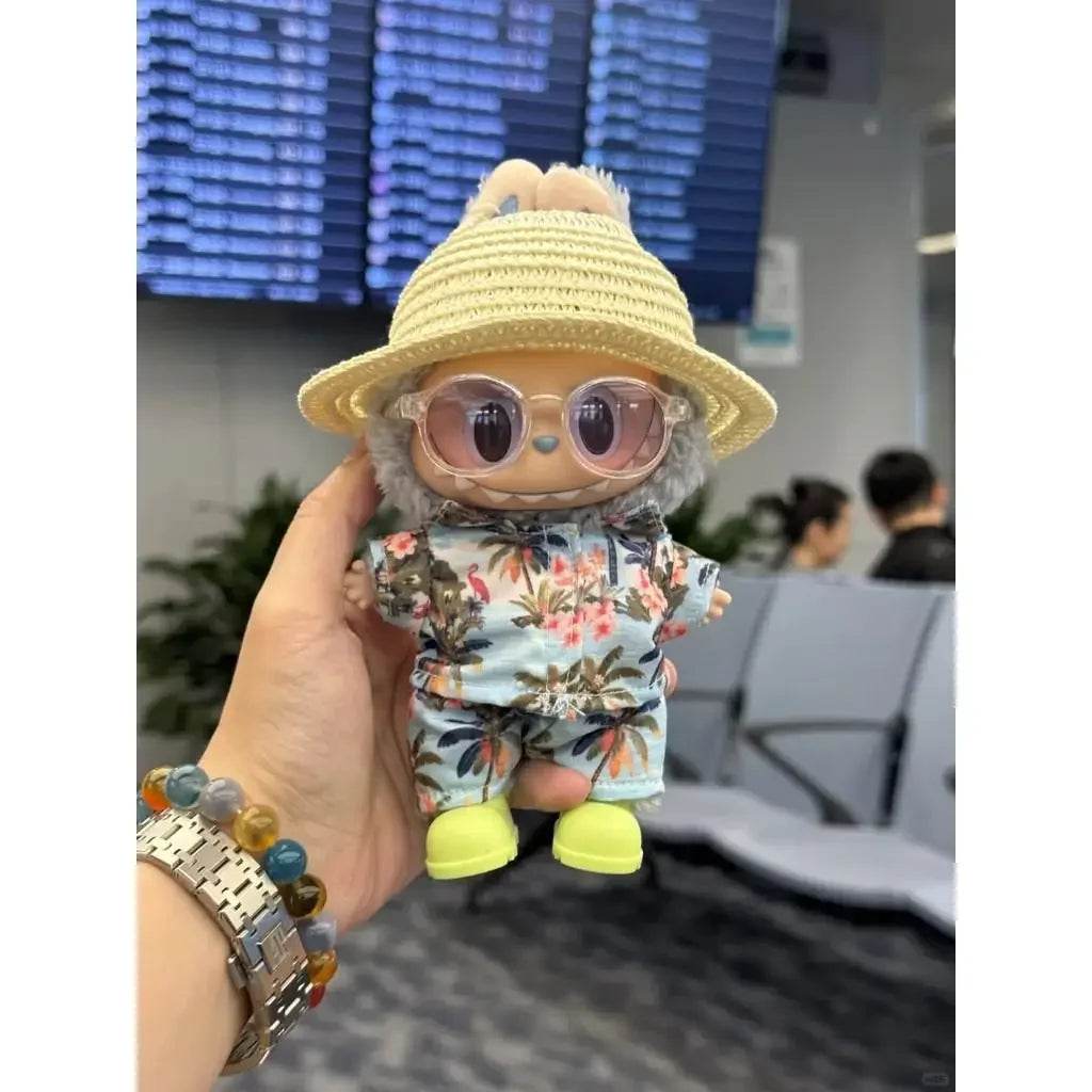 Vibrant Hawaii Summer Beach Clothes for Labubu Dolls Featuring Stylish Outfits for All Ages - ToylandEU