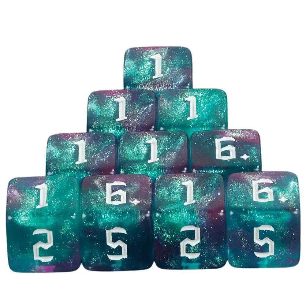  Vibrant High Quality D6 Polyhedral Dice Set - Dormia -  ToylandEU™