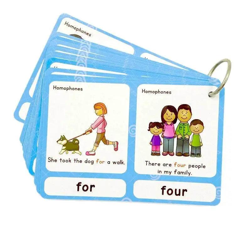  Vibrant Homophones Flash Cards Toyland EU -  ToylandEU™