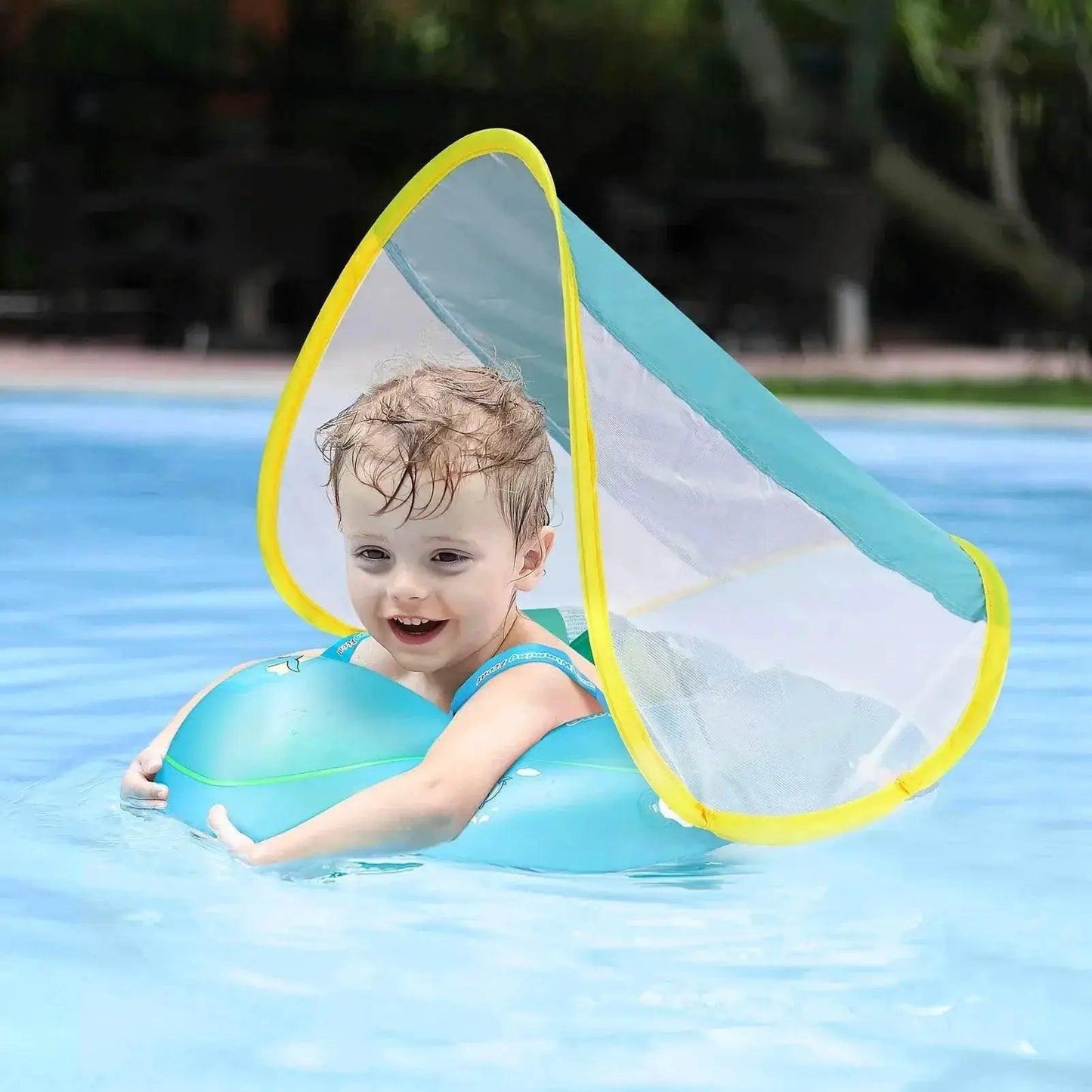  Vibrant Inflatable Baby Swim Float - Safe & Fun Pool Accessory for Toddlers -  ToylandEU™