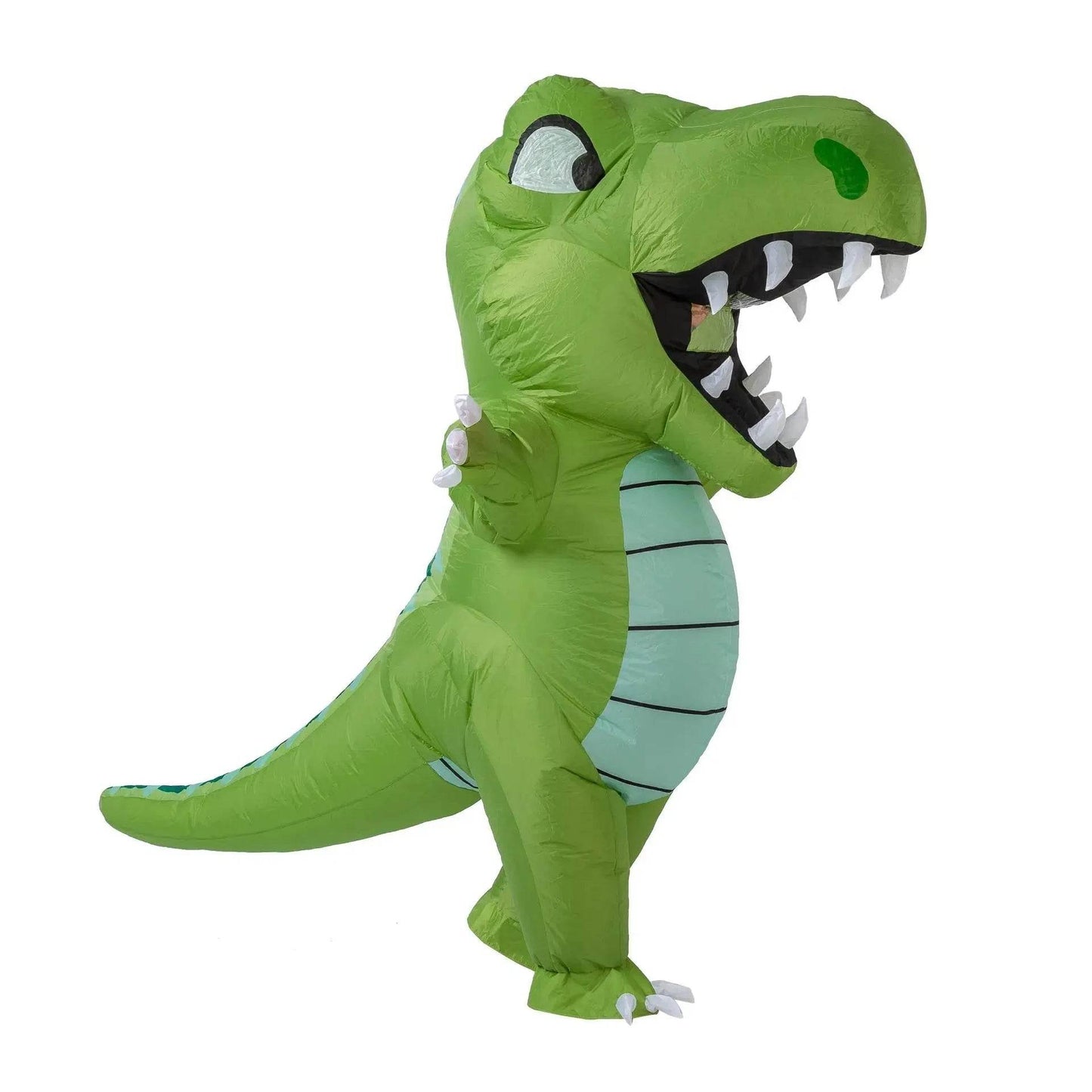Vibrant Inflatable Costume Cartoon Green Dinosaur Parties - ToylandEU
