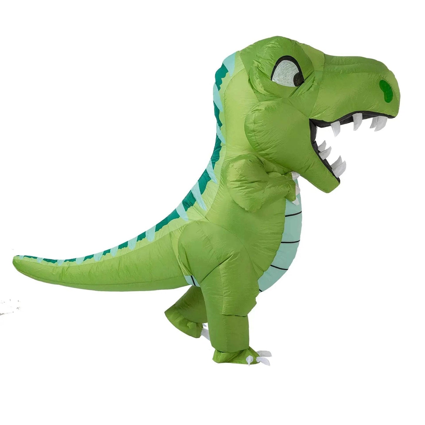 Vibrant Inflatable Costume Cartoon Green Dinosaur Parties - ToylandEU