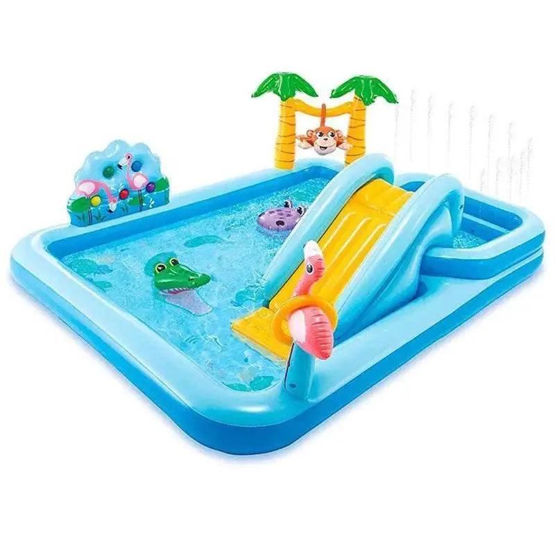  Vibrant Inflatable Crocodile Water Slide for Kids Toyland EU -  ToylandEU™