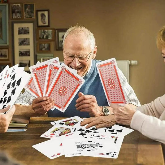  Vibrant Jumbo Playing Cards 4x Larger Toyland EU -  ToylandEU™