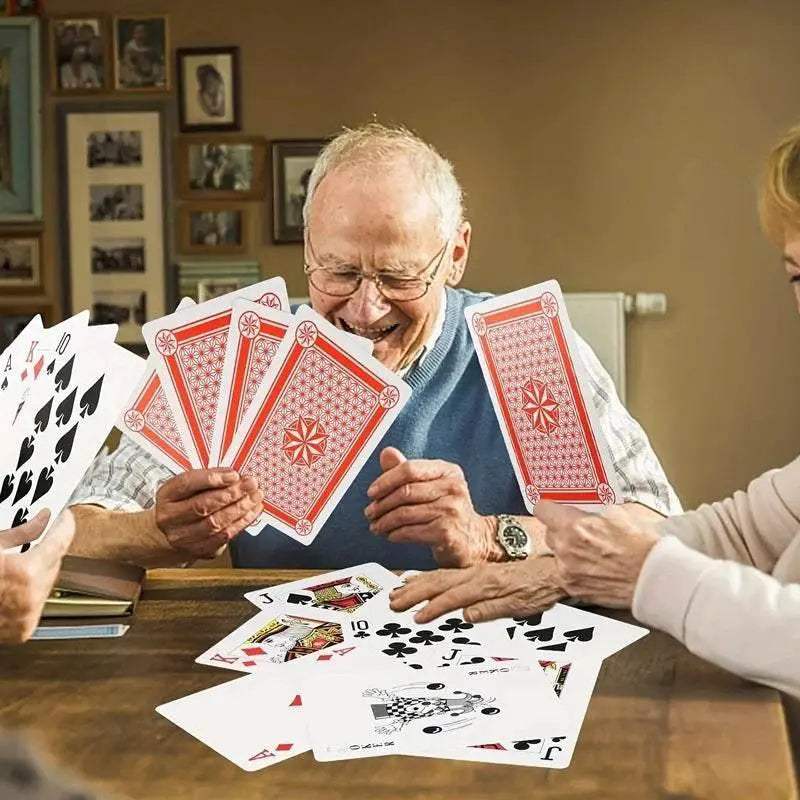  Vibrant Jumbo Playing Cards 4x Larger Toyland EU -  ToylandEU™