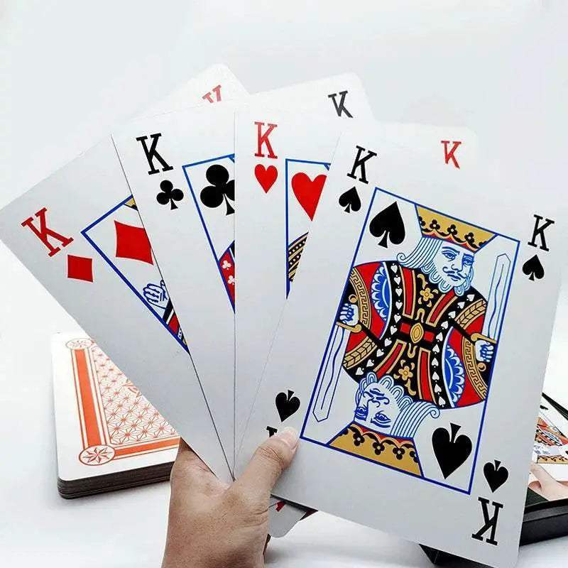  Vibrant Jumbo Playing Cards 4x Larger Toyland EU -  ToylandEU™