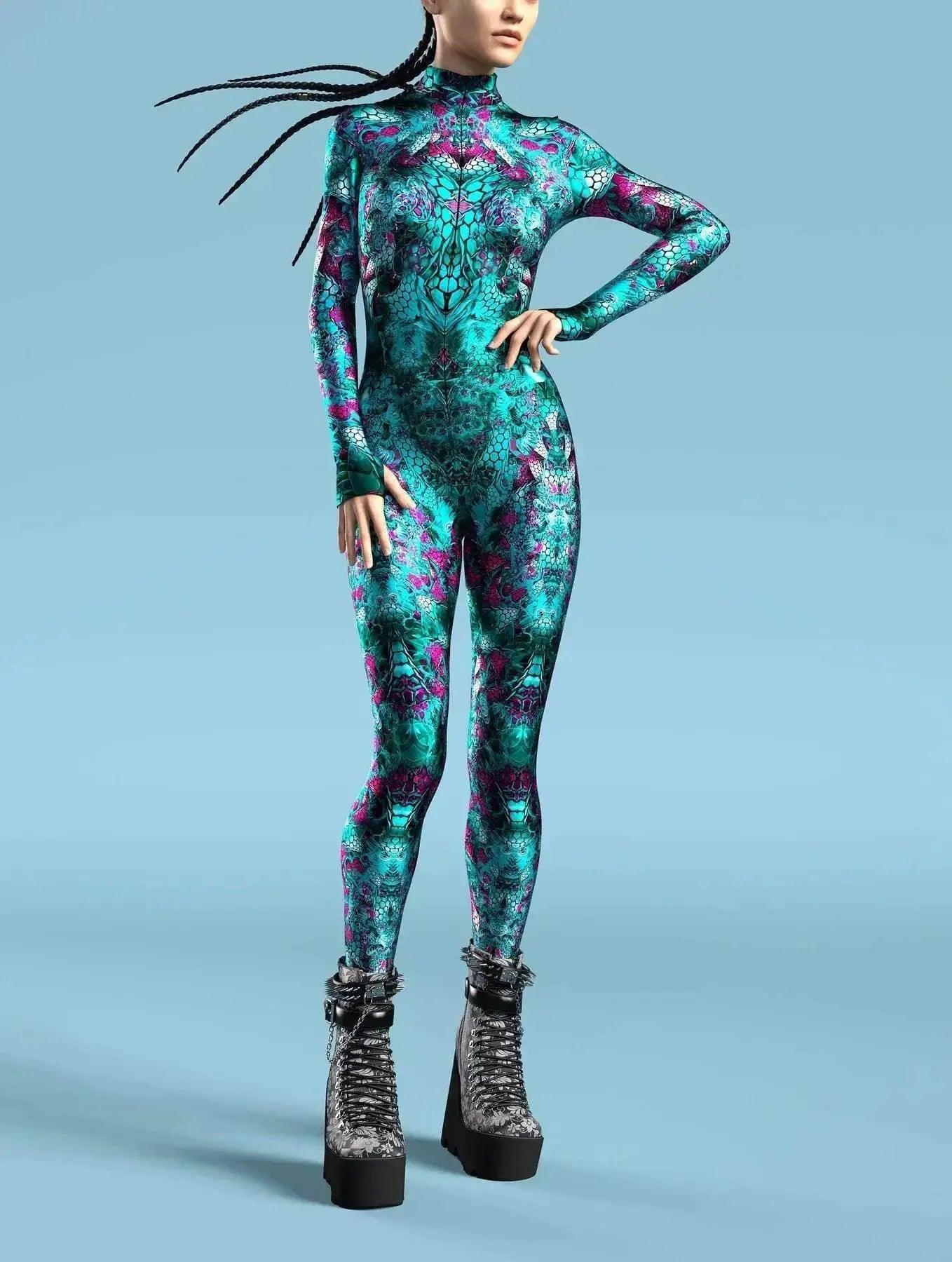  Vibrant Jumpsuits Rainbow Print Cosplay Toyland EU -  ToylandEU™