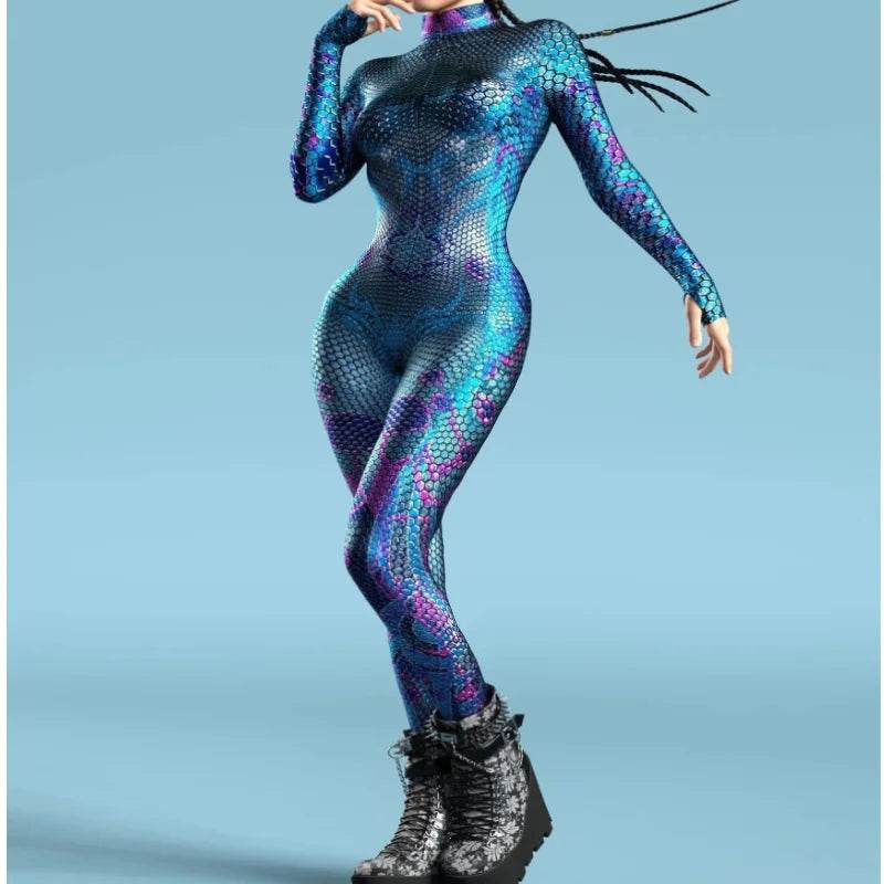 Vibrant Jumpsuits Rainbow Print For Women And Kids Cosplay - ToylandEU