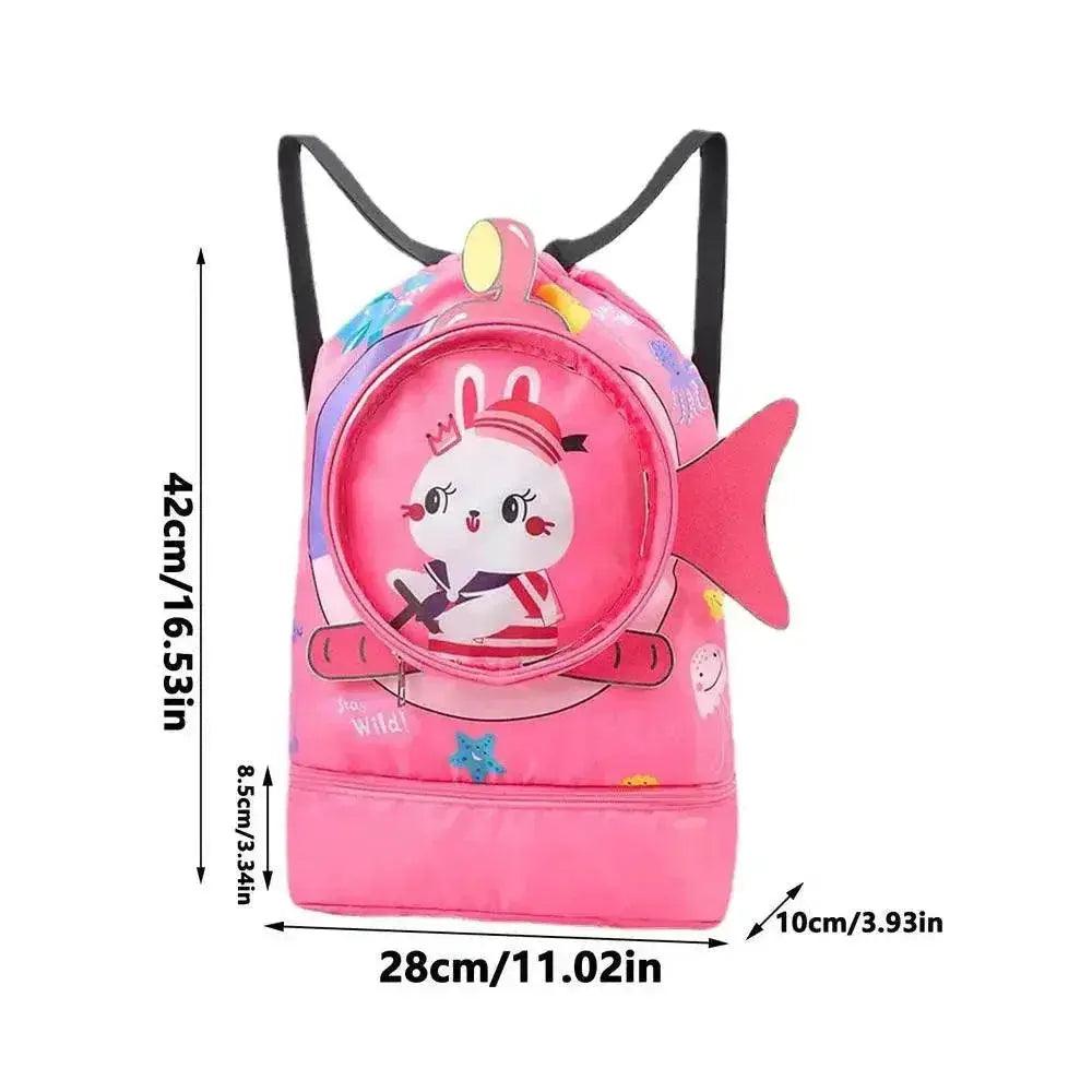  Vibrant Kids' Animal Swim Backpack - Perfect Wet/Dry Beach Bag -  ToylandEU™