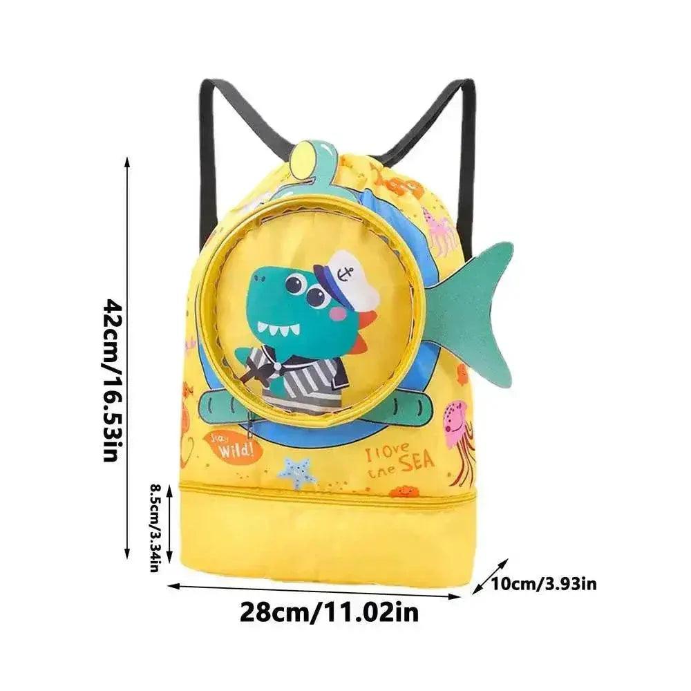  Vibrant Kids' Animal Swim Backpack - Perfect Wet/Dry Beach Bag -  ToylandEU™