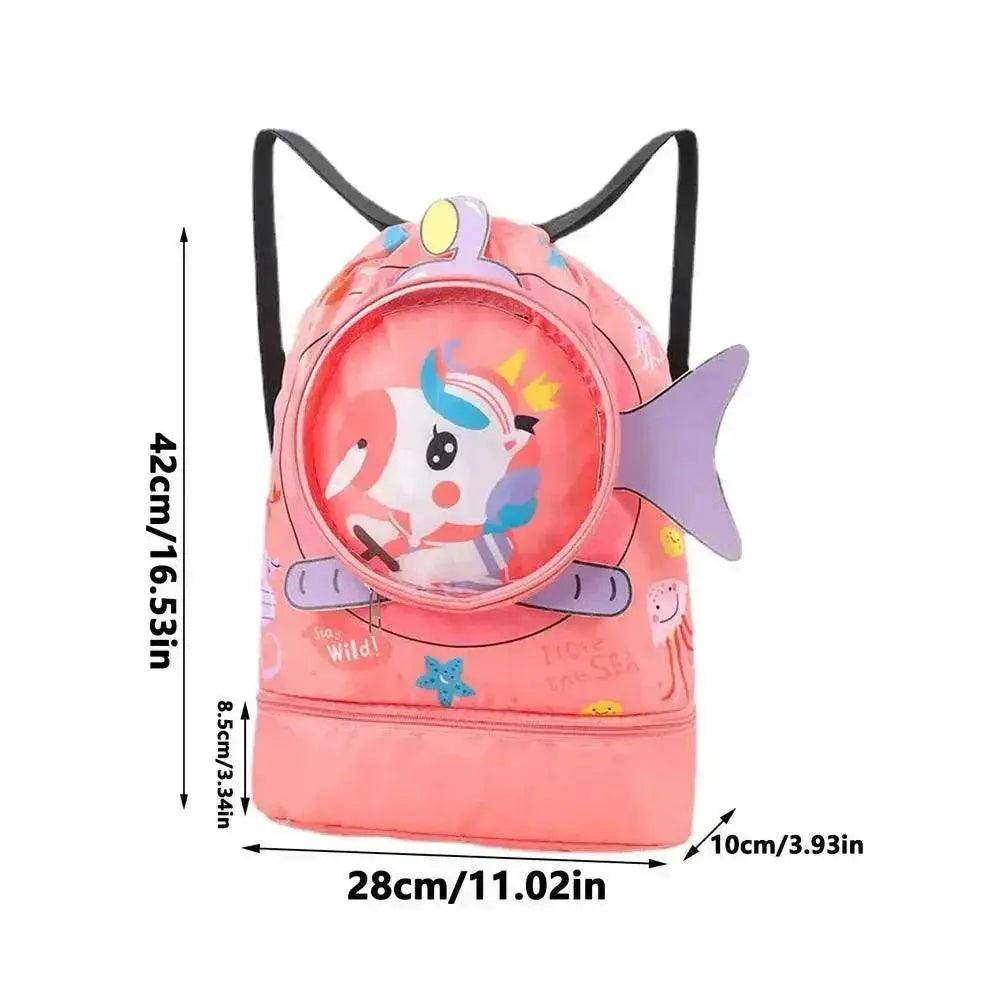  Vibrant Kids' Animal Swim Backpack - Perfect Wet/Dry Beach Bag -  ToylandEU™