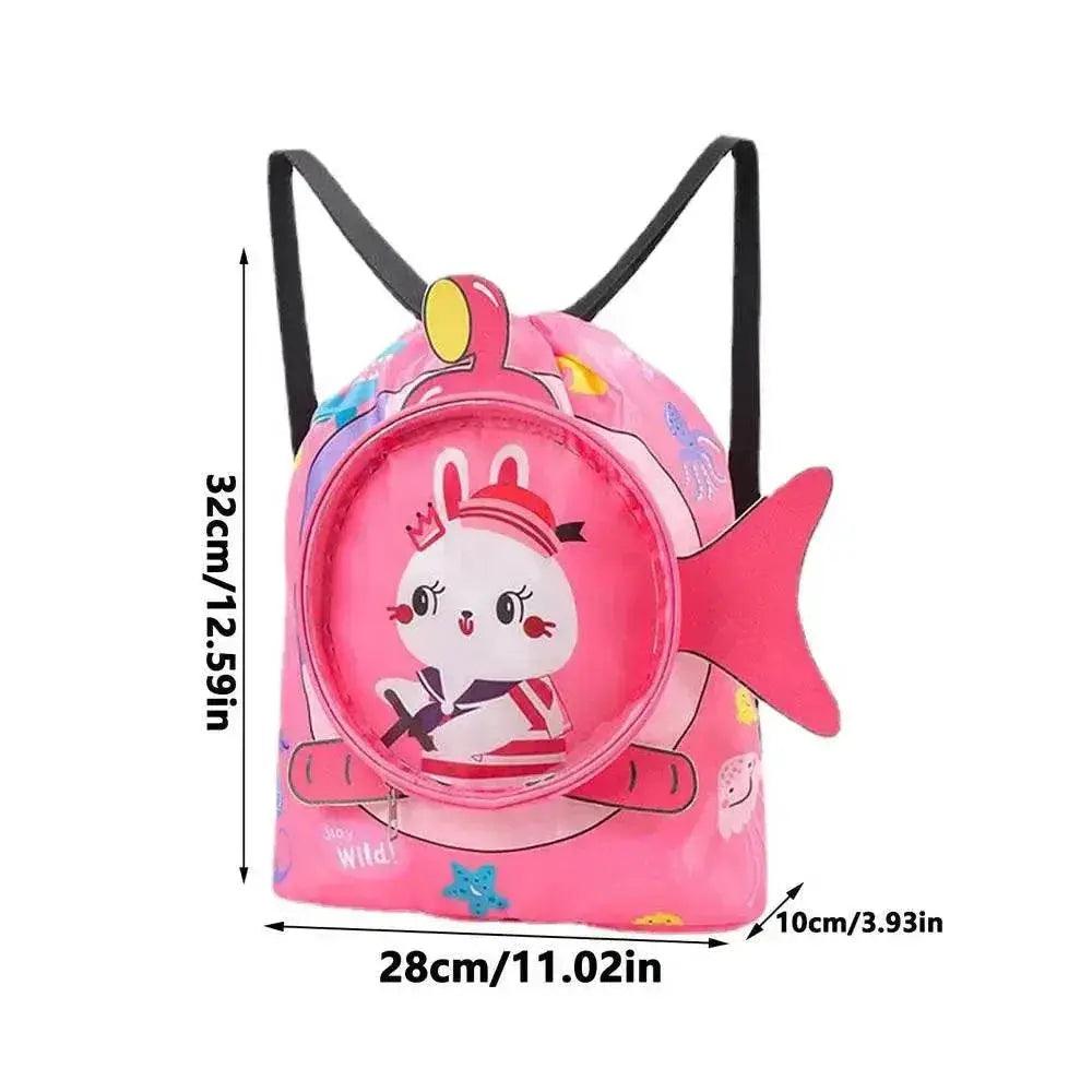  Vibrant Kids' Animal Swim Backpack - Perfect Wet/Dry Beach Bag -  ToylandEU™