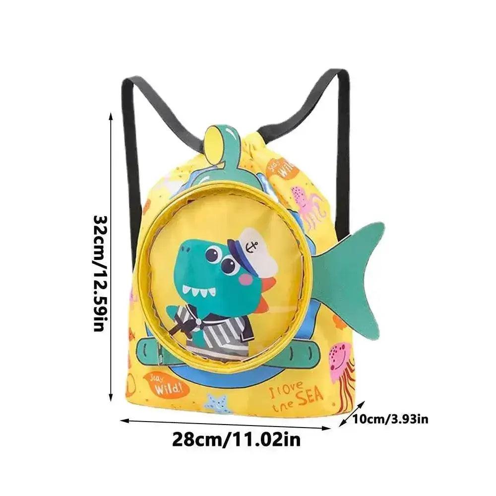  Vibrant Kids' Animal Swim Backpack - Perfect Wet/Dry Beach Bag -  ToylandEU™