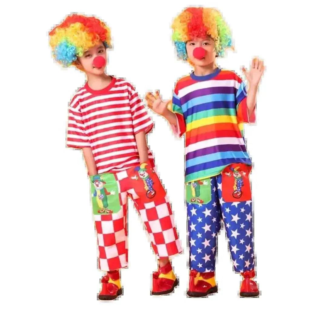  Vibrant Kids Clown Costume - Unisex Fun Halloween  Costume  -  ToylandEU™