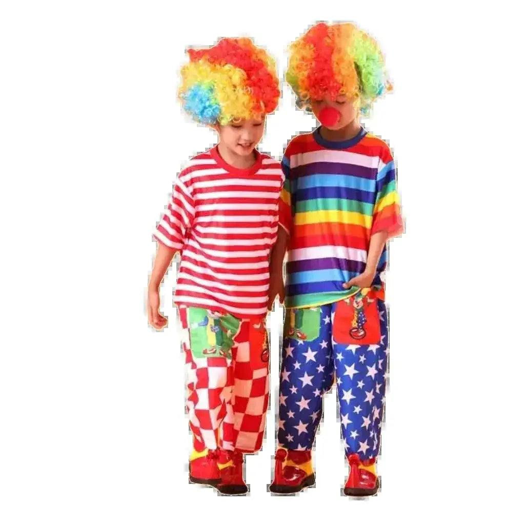  Vibrant Kids Clown Costume - Unisex Fun Halloween  Costume  -  ToylandEU™