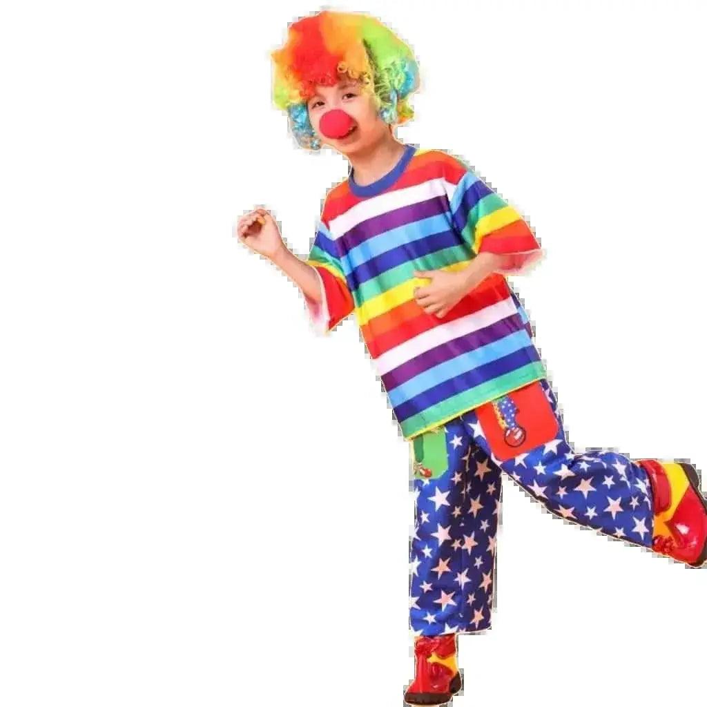  Vibrant Kids Clown Costume - Unisex Fun Halloween  Costume  -  ToylandEU™