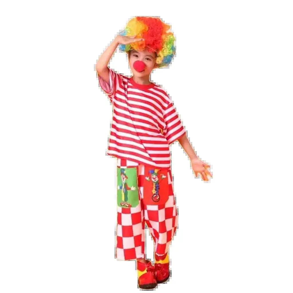  Vibrant Kids Clown Costume - Unisex Fun Halloween  Costume  -  ToylandEU™