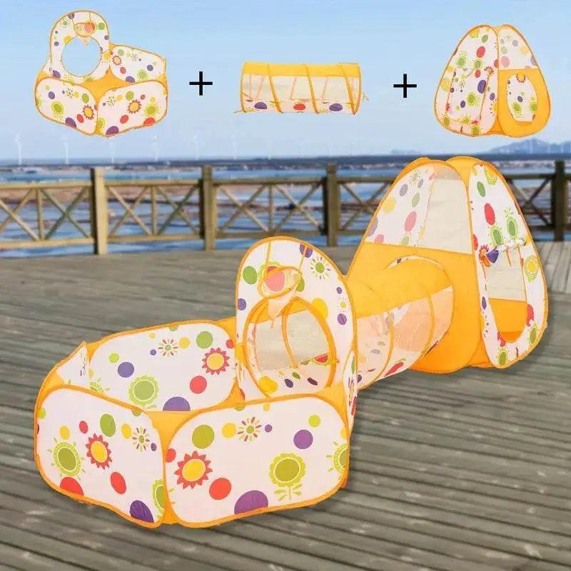  Vibrant Kids Play Tunnel Tent Ball Pit Set Toyland EU -  ToylandEU™