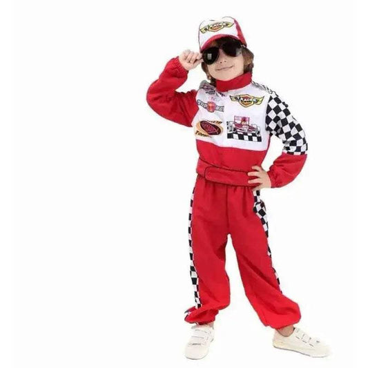 Vibrant Kids Red Racing Driver Costume for Halloween & Costume Fun - ToylandEU