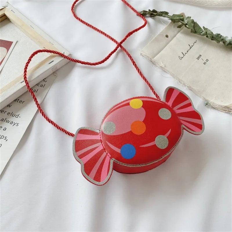 Vibrant Kids Shoulder Bag Candy Color Little Princess Design For Girls Daily Use - ToylandEU