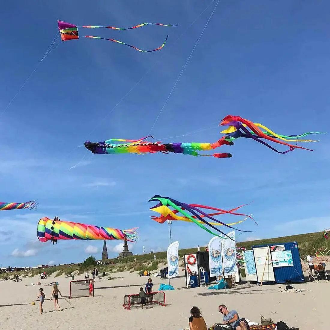  Vibrant Kite Tail 6.5m Rainbow Toyland EU -  ToylandEU™
