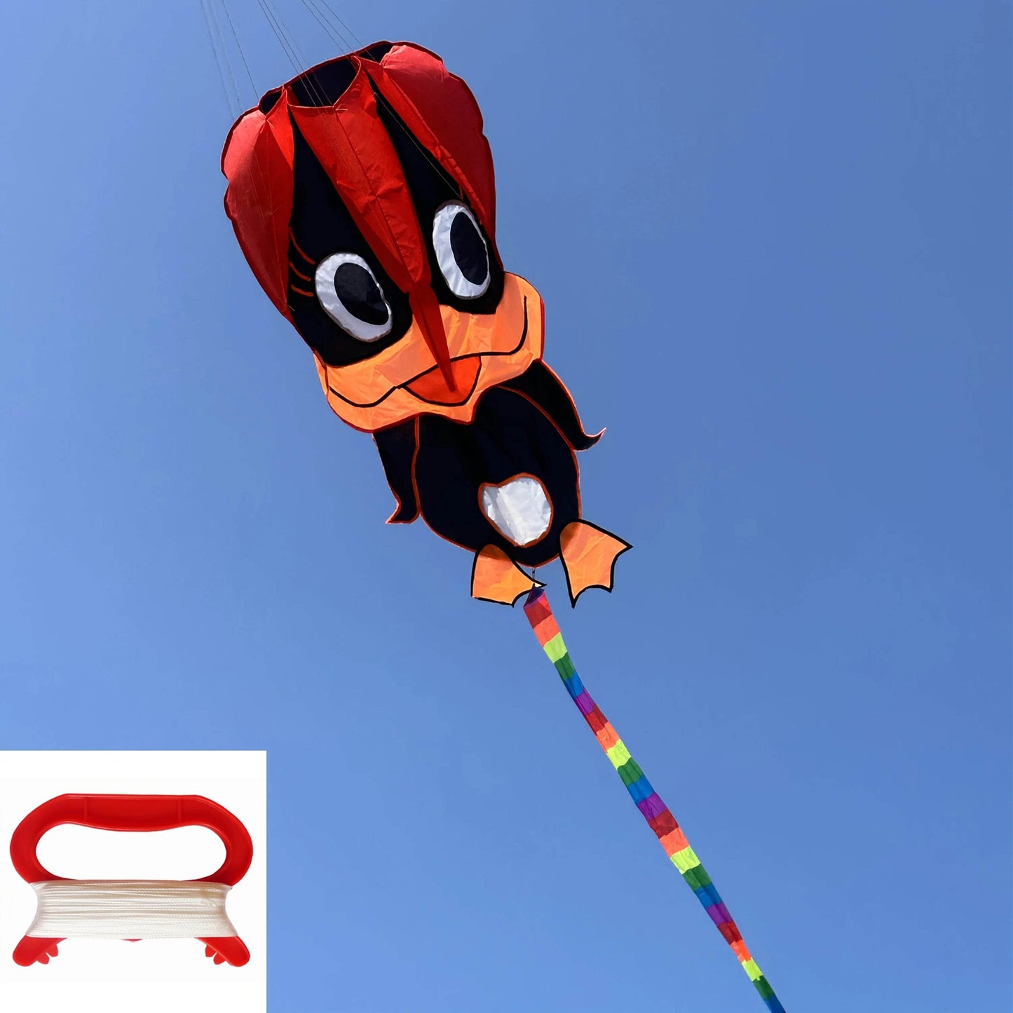 Vibrant Kite With Three Color Soft Duck Tail For Ages 14 Up - ToylandEU