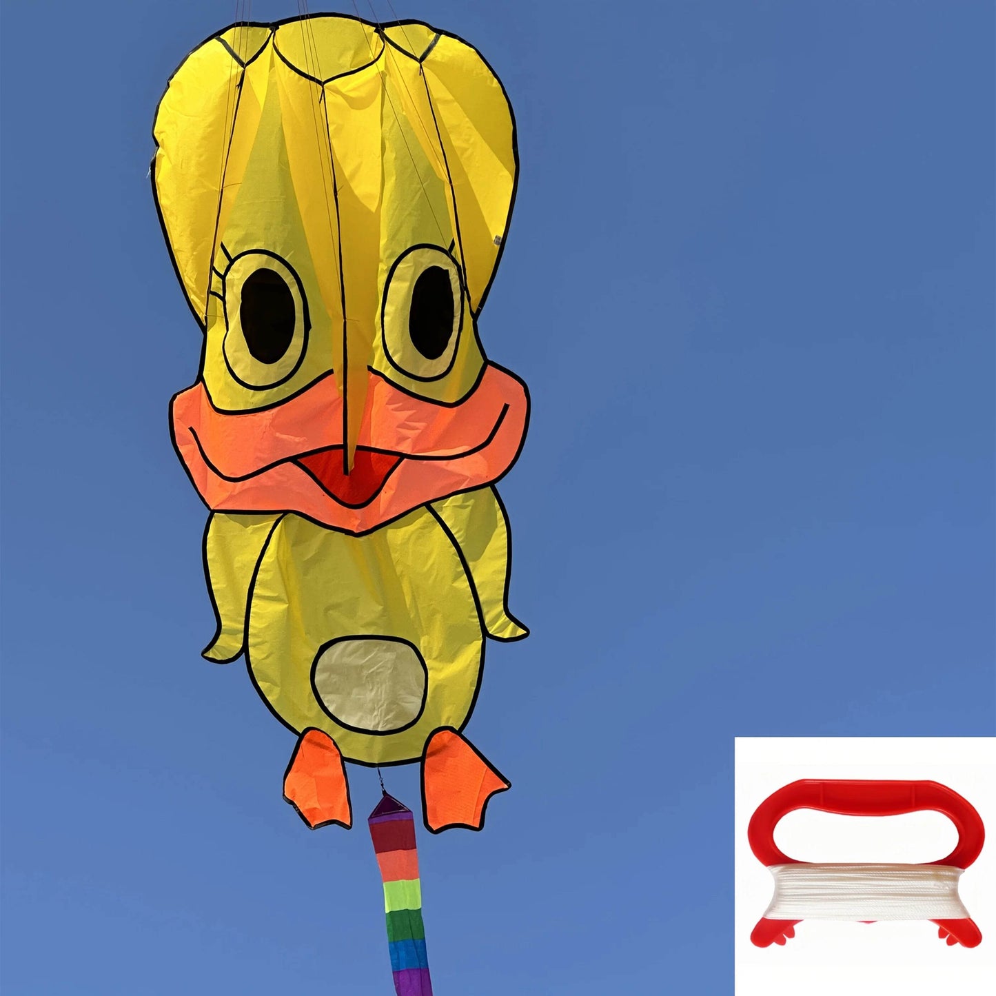 Vibrant Kite With Three Color Soft Duck Tail For Ages 14 Up - ToylandEU