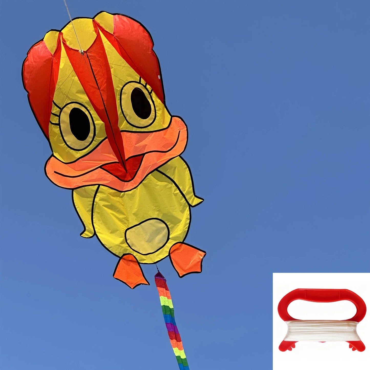 Vibrant Kite With Three Color Soft Duck Tail For Ages 14 Up - ToylandEU