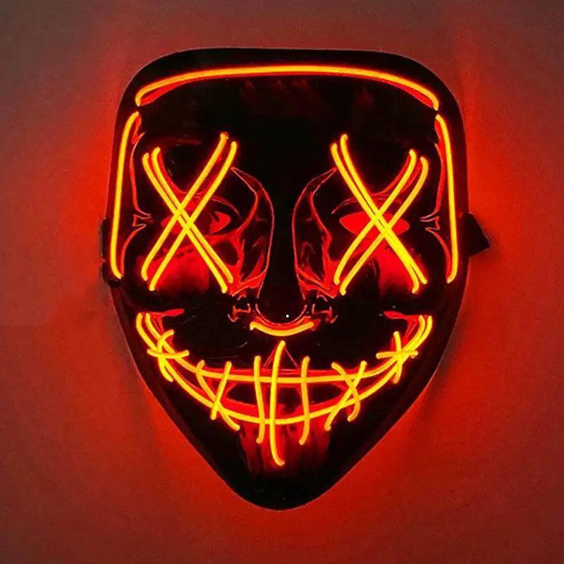  Vibrant LED Face Mask Neon Cosplay Mask Toyland EU -  ToylandEU™