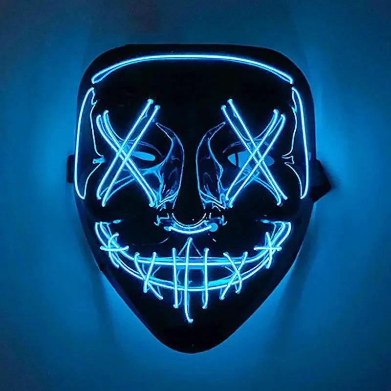  Vibrant LED Face Mask Neon Cosplay Mask Toyland EU -  ToylandEU™