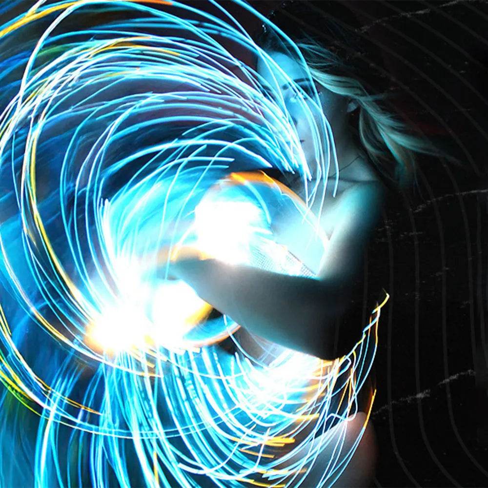 Vibrant LED Light Whip Multi Color Handheld Party Toy - ToylandEU