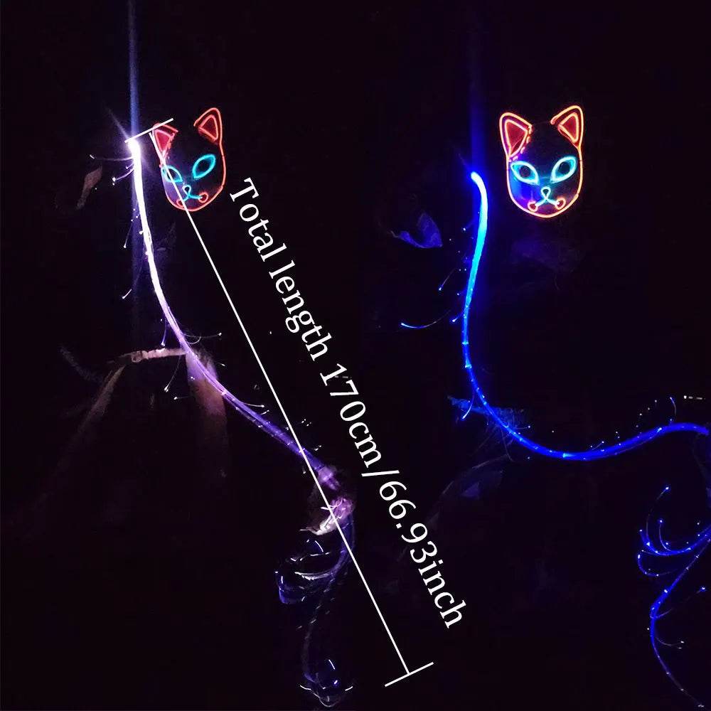 Vibrant LED Light Whip Multi Color Handheld Party Toy - ToylandEU