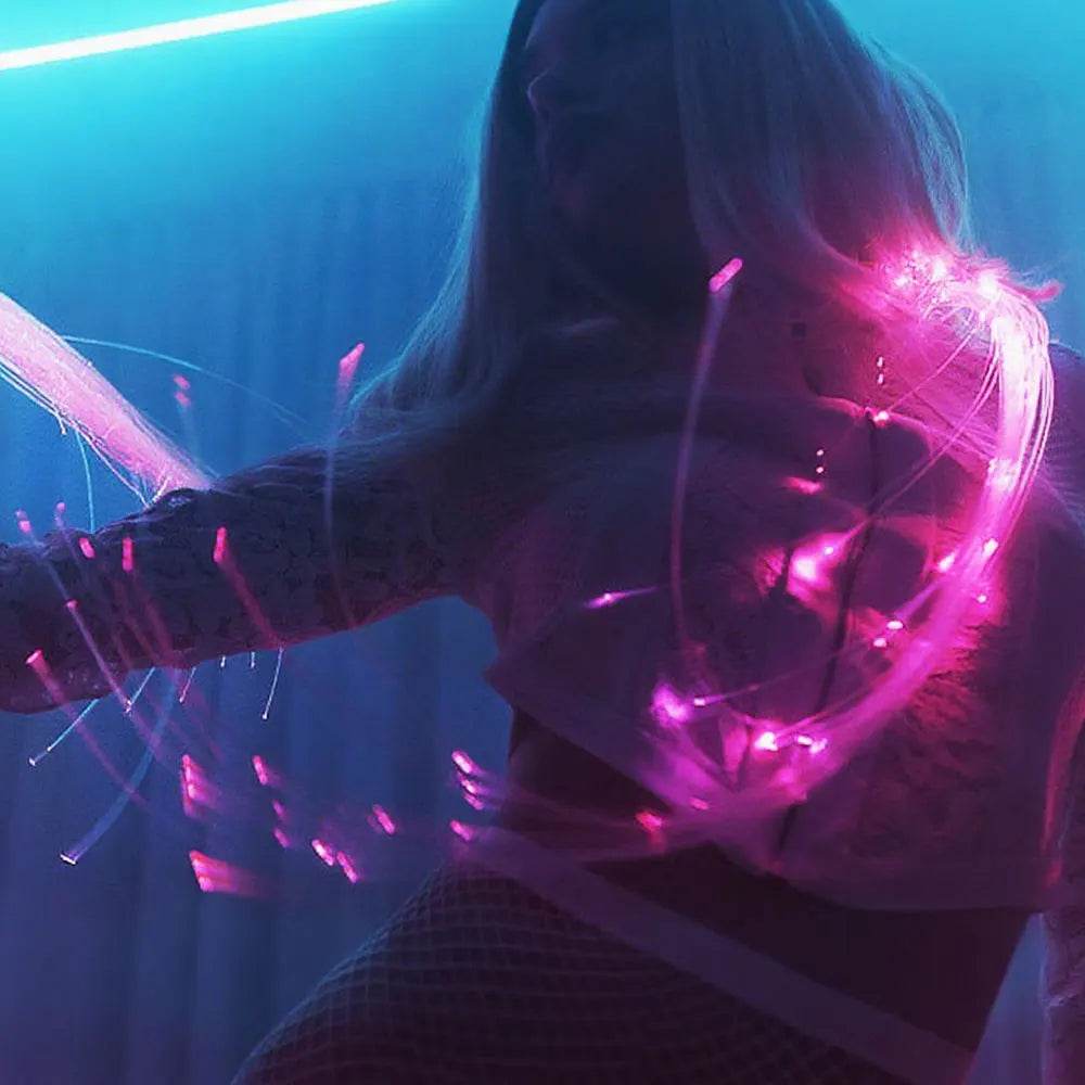 Vibrant LED Light Whip Multi Color Handheld Party Toy - ToylandEU