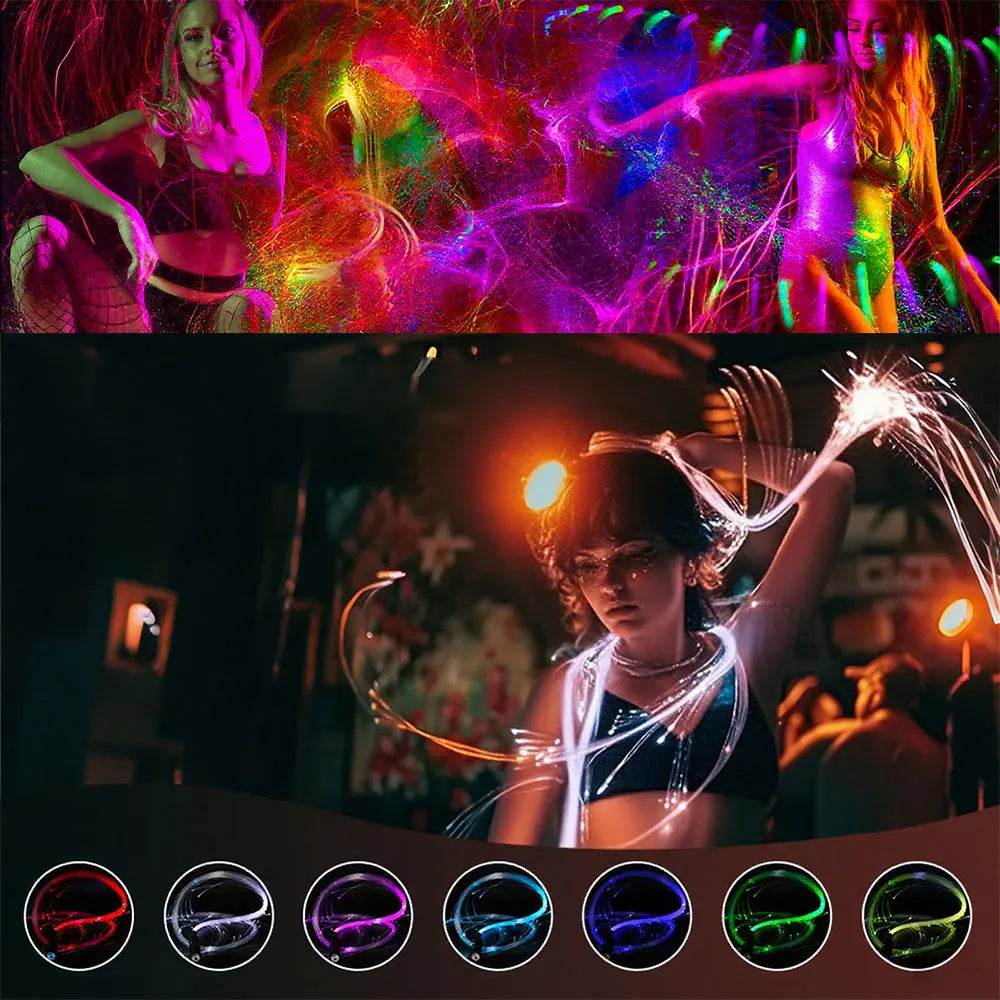 Vibrant LED Light Whip Multi Color Handheld Party Toy - ToylandEU