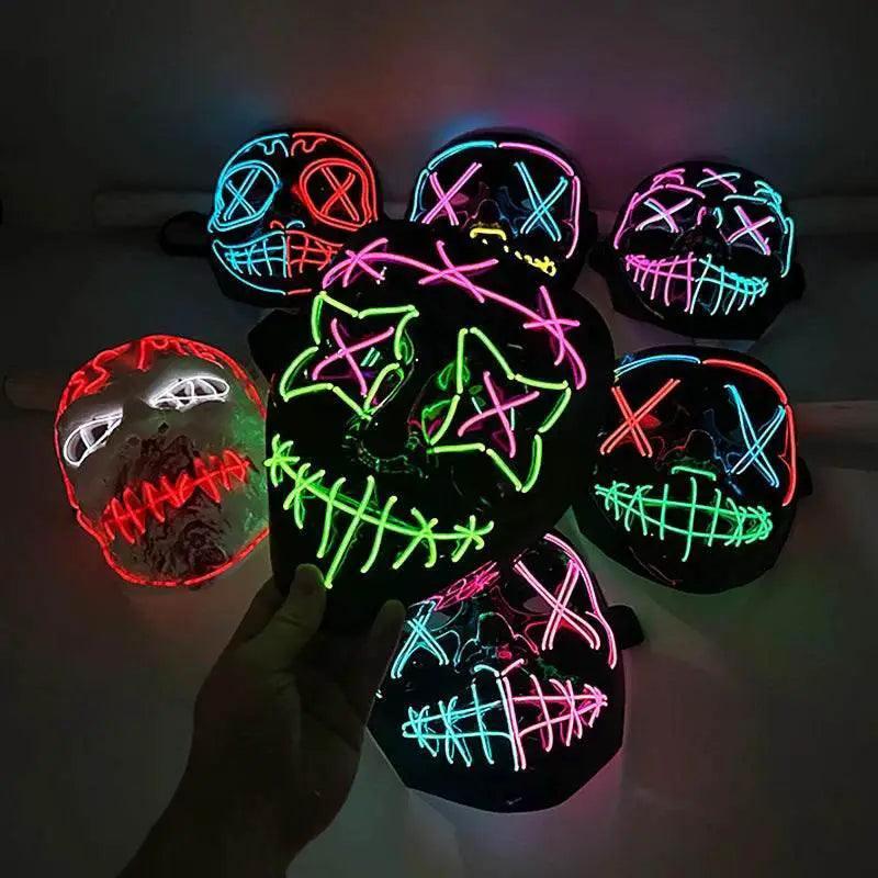  Vibrant LED Purge Mask For Halloween Cosplay Toyland EU -  ToylandEU™