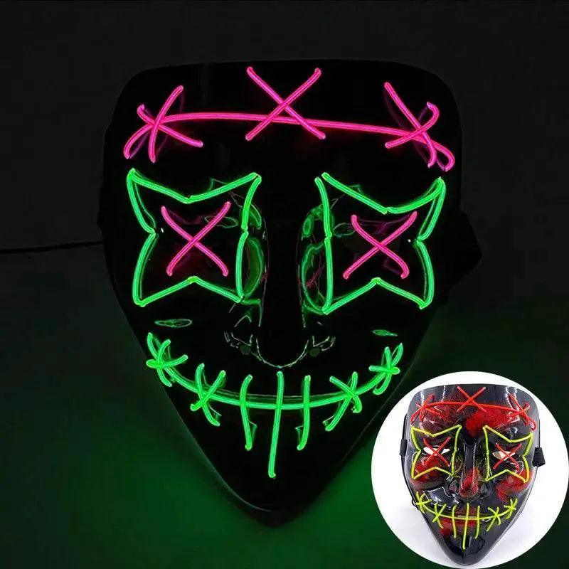  Vibrant LED Purge Mask For Halloween Cosplay Toyland EU -  ToylandEU™