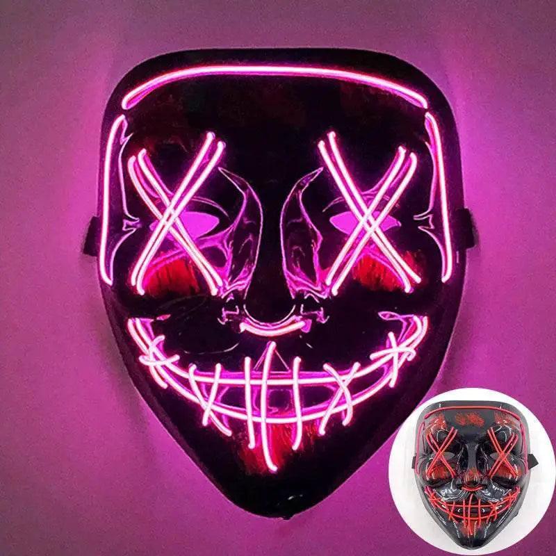  Vibrant LED Purge Mask For Halloween Cosplay Toyland EU -  ToylandEU™