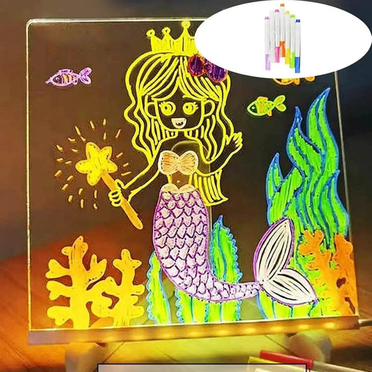  Vibrant LED Writing Board USB Erasable Toyland EU -  ToylandEU™
