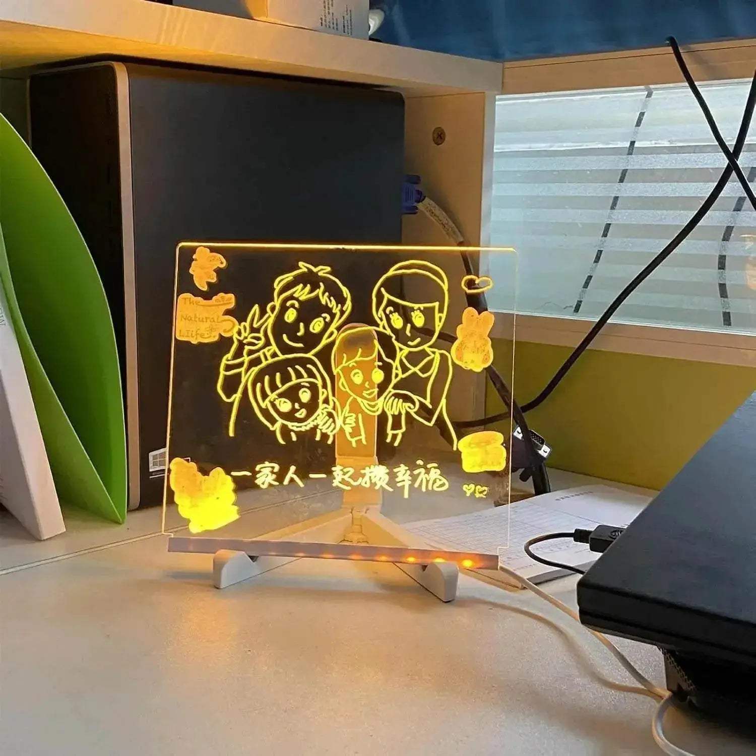  Vibrant LED Writing Board USB Erasable Toyland EU -  ToylandEU™