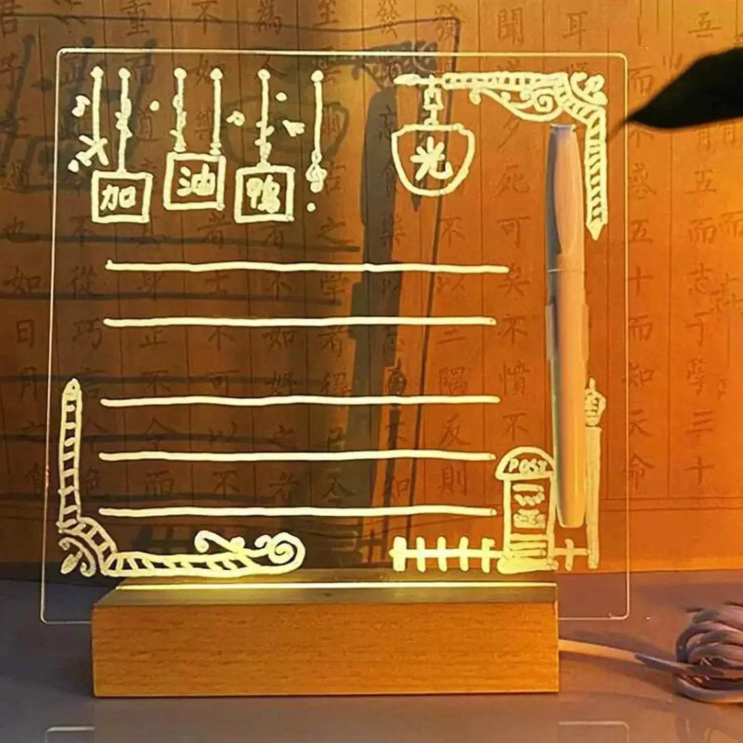  Vibrant LED Writing Board USB Erasable Toyland EU -  ToylandEU™
